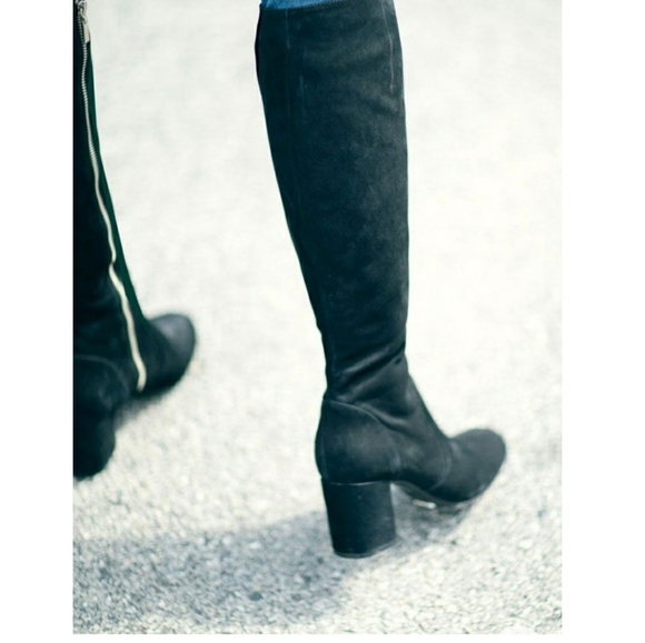 Sexy Chic SCHUTZ Black Suede Boots - Picture 7 of 15